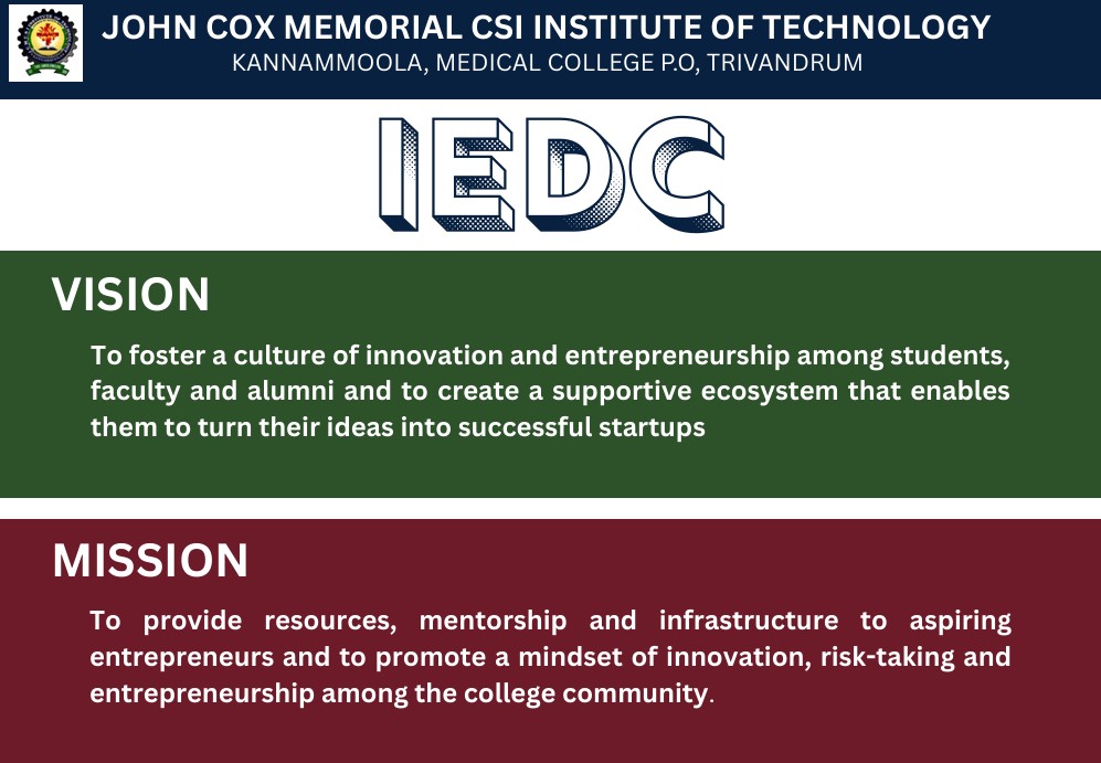 IEDC Vision and Mission